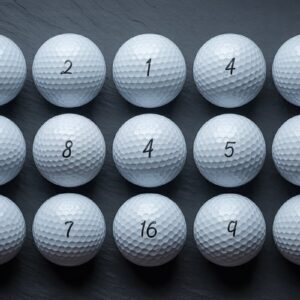 Numbered Golf Balls Wallpaper - Free Download 4K