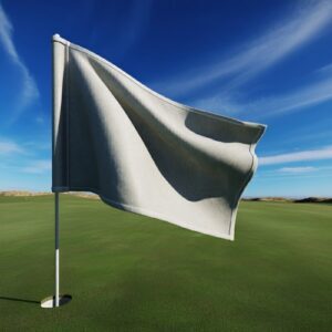 Golf Flag on Green Course Wallpaper - Free Download 4K