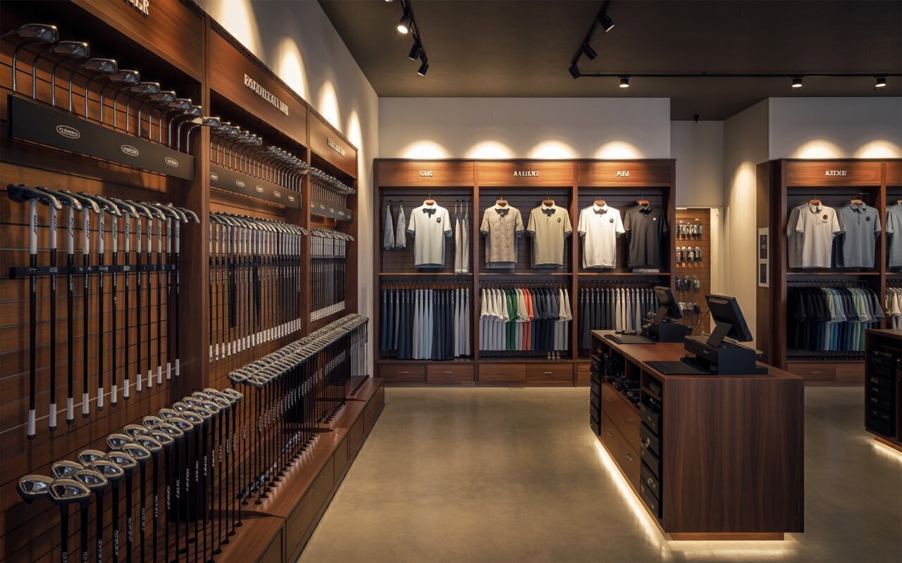 Golf Store Interior Wallpaper - Free Download 4K