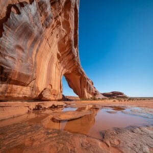 Sandstone Arch Desert Landscape Wallpaper - Free 4K