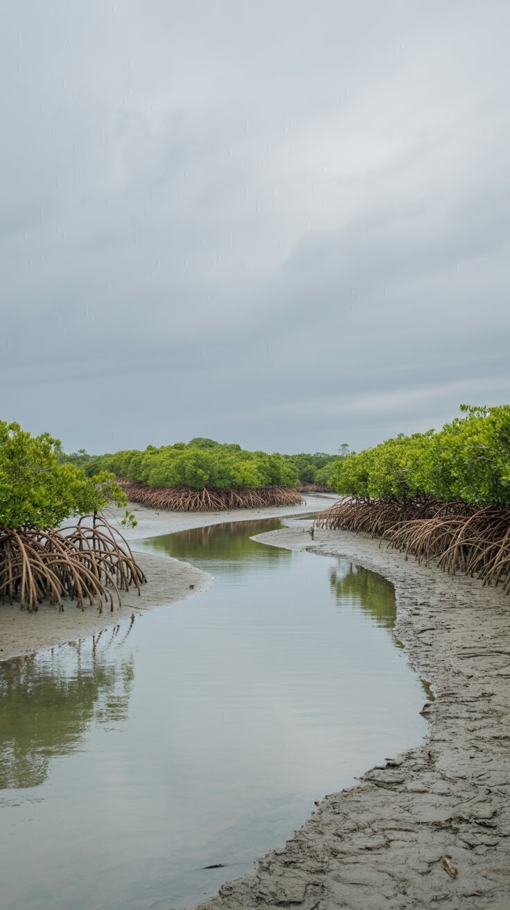 Free Serene Mangrove River Wetland Wallpaper 4K