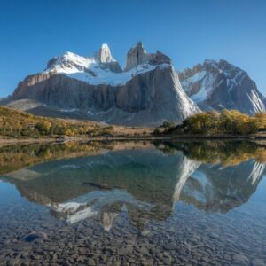 Patagonia Mountains Wallpaper - Lake Reflection 4K