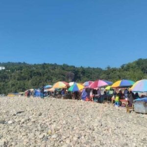 Jaflong Zero Point Riverside Market, Sylhet, Bangladesh – 4K Stock Image