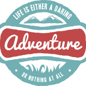 Life Is Either A Daring Adventure Or Nothing At All Badge – Free Download (AI, EPS, SVG, PNG)