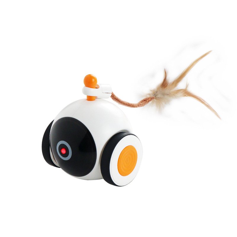 Smart Cat Toy Space Magic Wheel - Automatic Interactive Ball, USB Rechargeable - Image 2