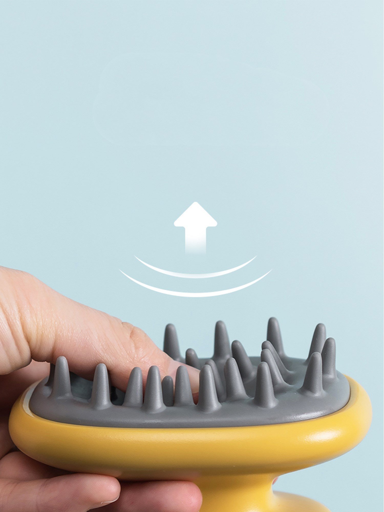 Silicone Head Body Scalp Massage Shampoo Brush Multiple Color Promote Blood Circulation - Image 10