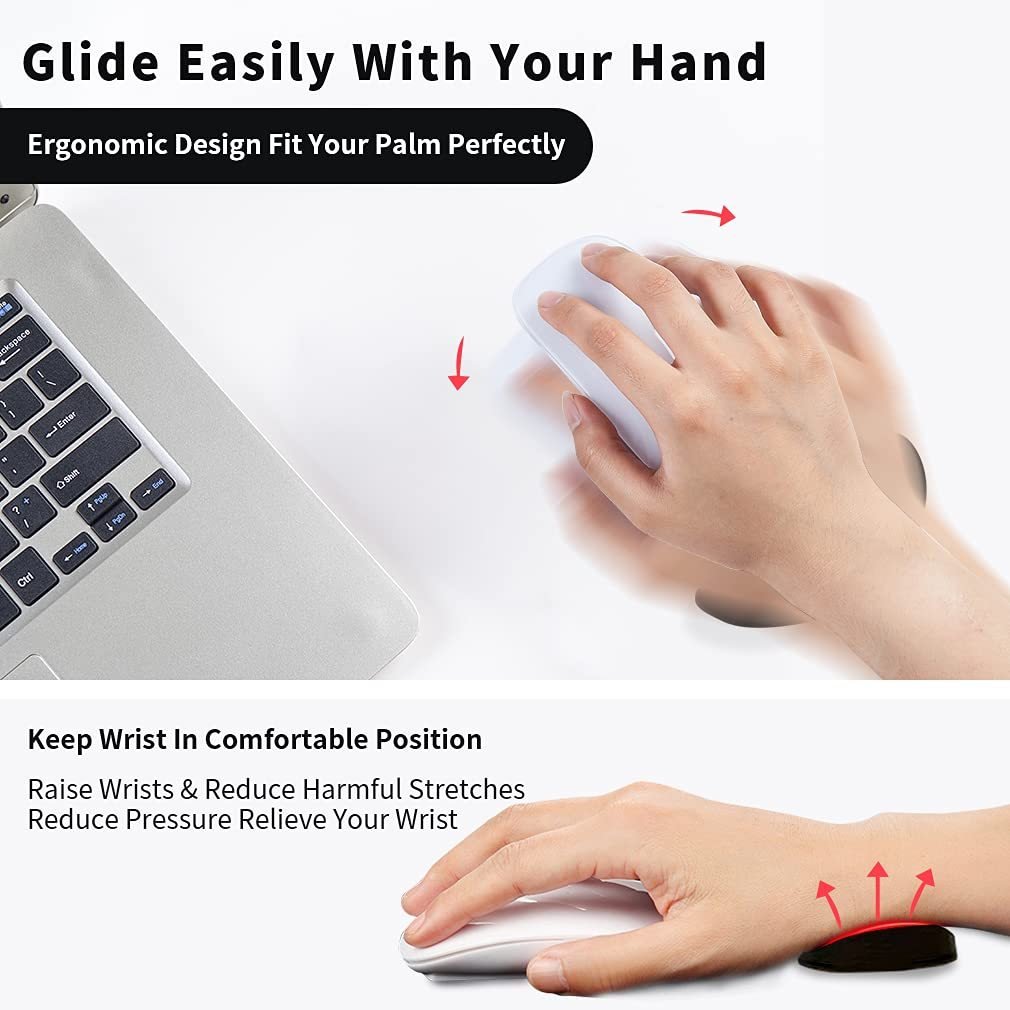Ergonomic Mouse Wrist Rest Mouse Pads Silicon Gel Non-Slip Streamline Wrist Rest Support Mat Computer Mouse Pad For Office Gaming PC Accessories - Image 10