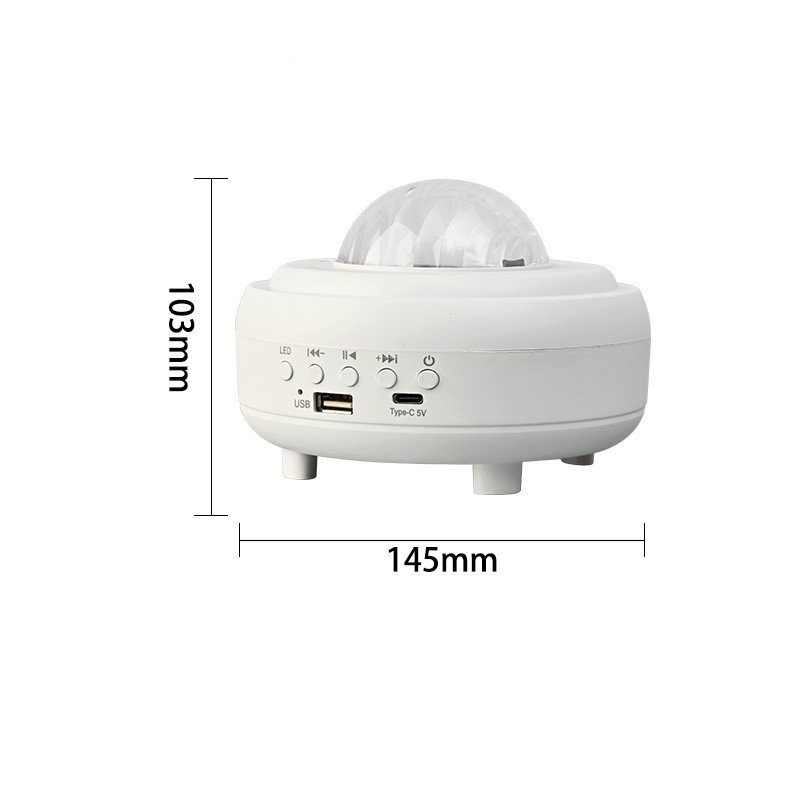 Galaxy Star Projector Bluetooth LED Night Light - Image 4
