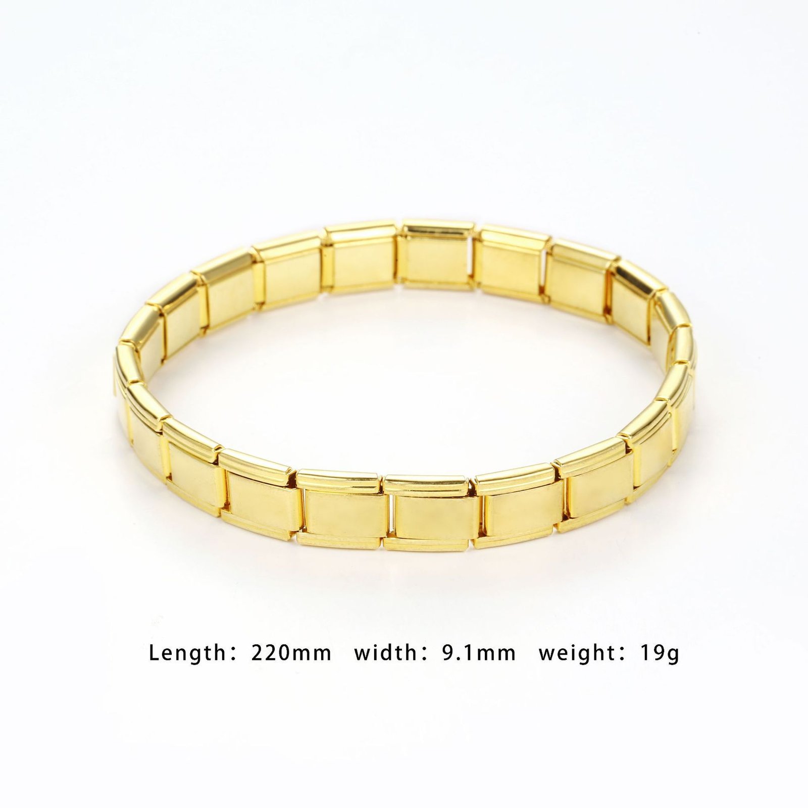 Punk Minimalist Stainless Steel Spring Bracelet Jewelry - Image 2