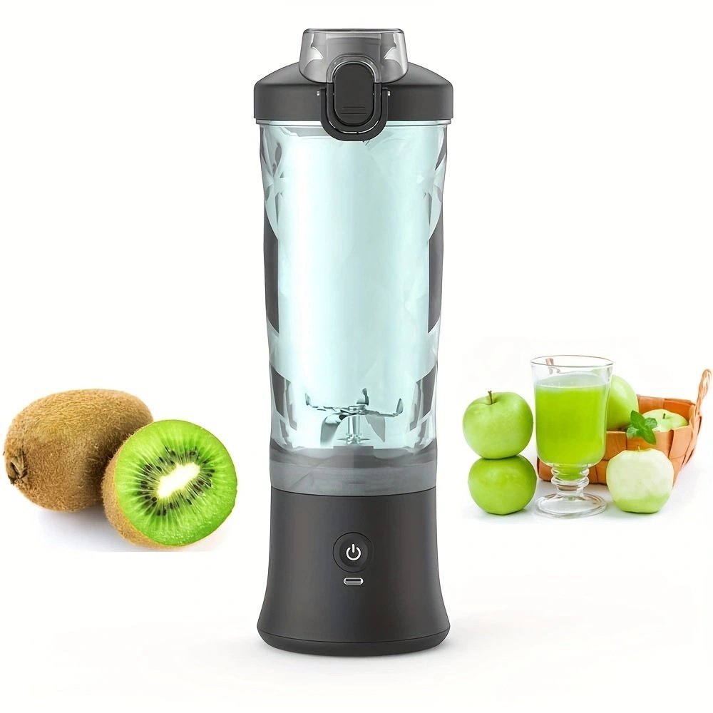Portable Blender 600ML Electric Juicer Fruit Mixers 4000mAh USB Rechargeable Smoothie Mini Blender Personal Juicer Colorf - Image 8