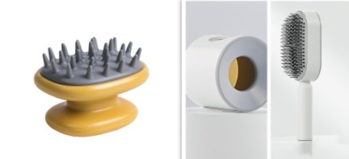 Silicone Head Body Scalp Massage Shampoo Brush Multiple Color Promote Blood Circulation - Image 3