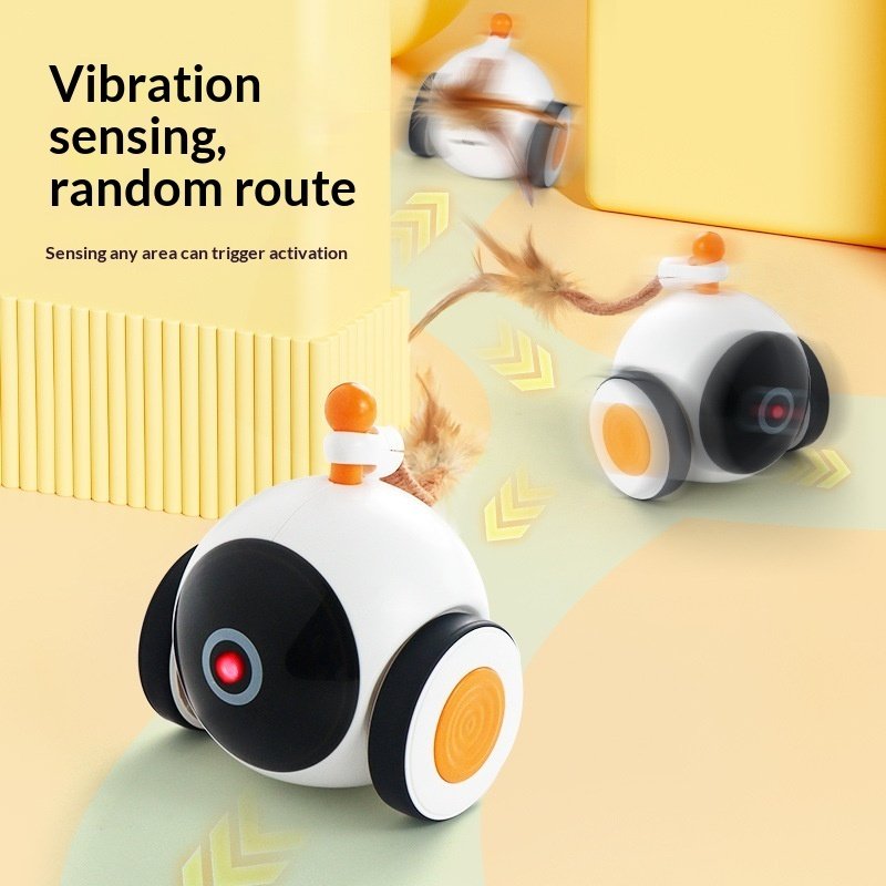Smart Cat Toy Space Magic Wheel - Automatic Interactive Ball, USB Rechargeable - Image 4