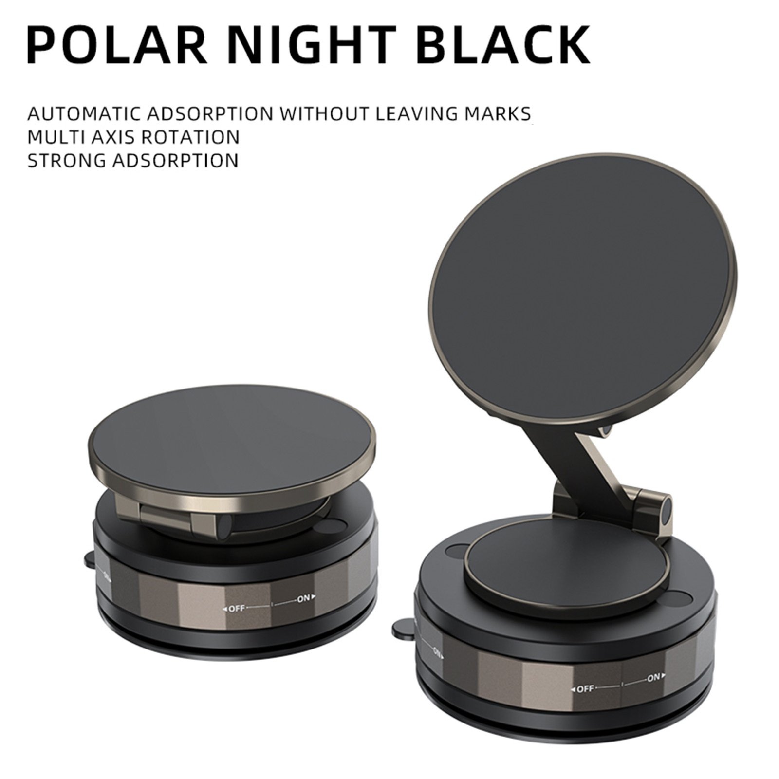 360 Degree Vacuum Magnetic Suction Car Phone Holder Suction Cup Phone Mount For Windshield Gym Vacuum Magnet Phone Stand - Image 3