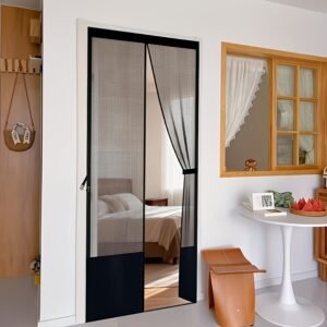 Magnetic Mesh Door Screen, No Drilling Required, Anti-Mosquito Dustproof, Automatic Closure, Pet Friendly, Ideal For Living Room Balcony